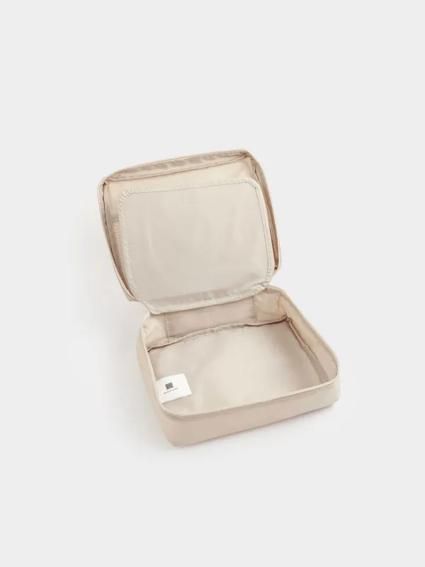 Travel Cosmetic Bag, 21х16 cm, polyester, beige, Easy Travel, image-8