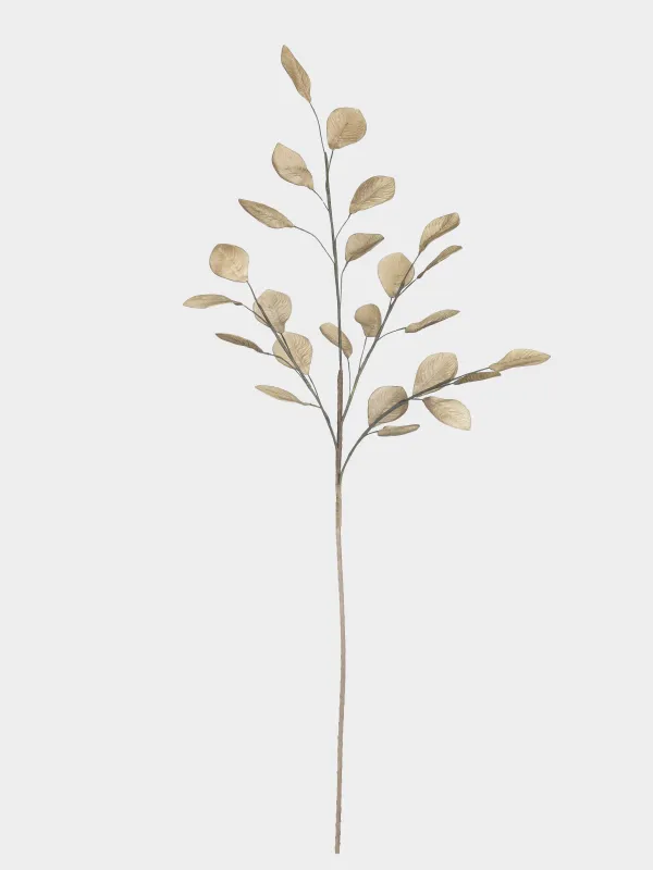 Decorative branch, 1,1 m, plastic / paper, Leaves, Broadleaf decor, image-0