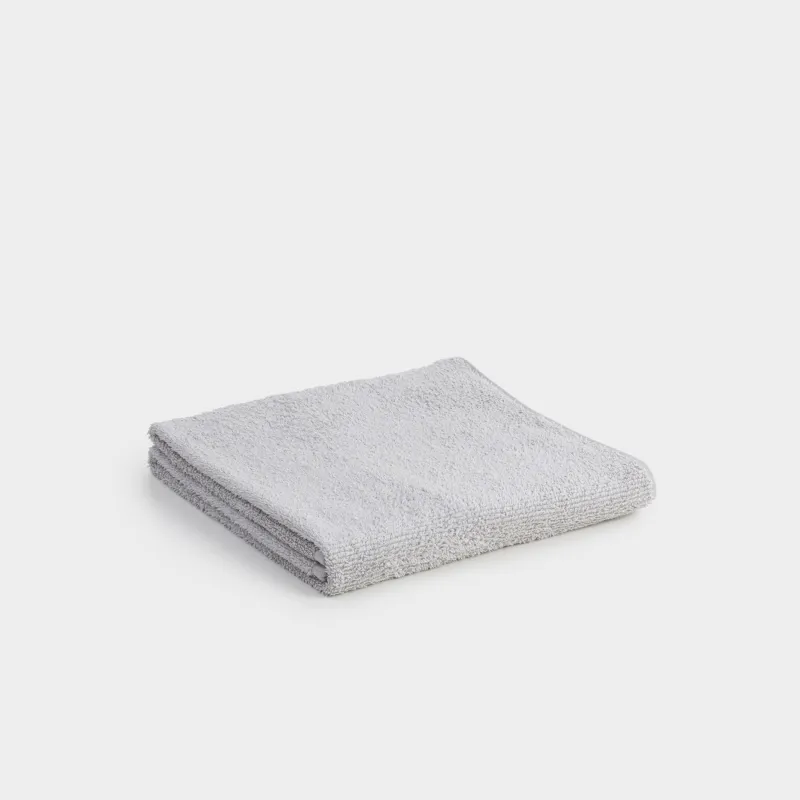 Towel, 70x140 cm, cotton, light gray, Terry cotton, image-1