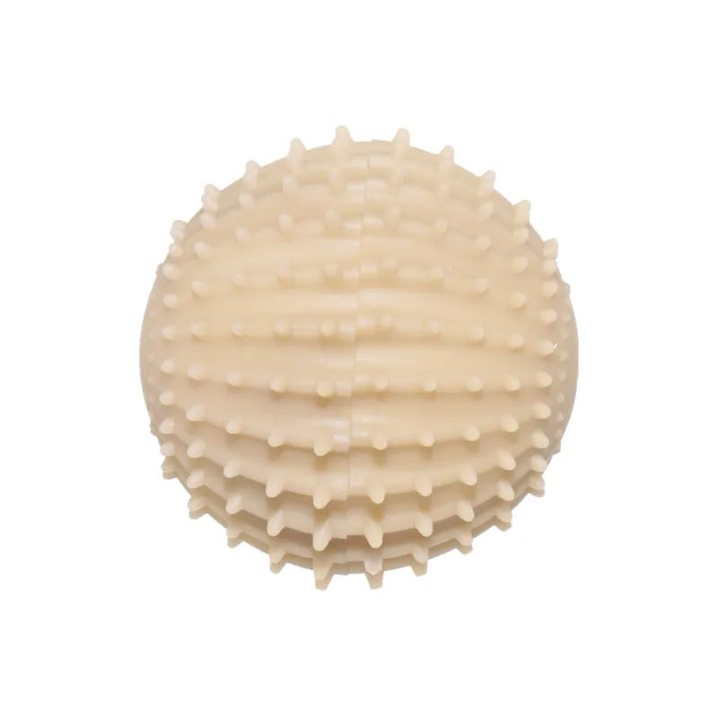 Washing ball, 6 cm, 4 pcs, PVC, beige, Circle, Washing ball, image-1