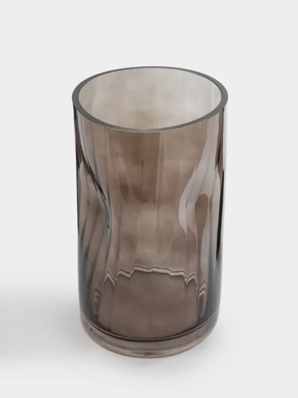 Flower vase, 25 cm, glass, color, Brinicle, image-2