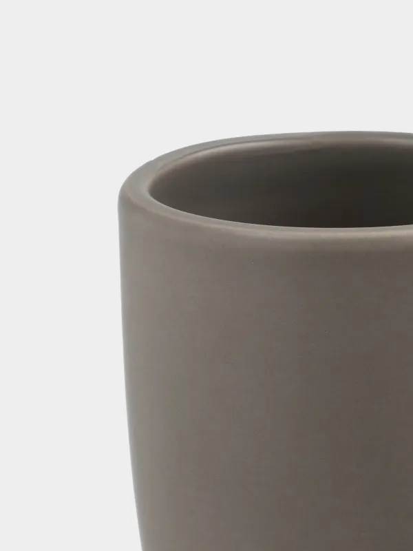 Bathroom glass, 10 cm, ceramic, beige-gray, Giza, image-2