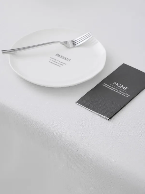 Tablecloth, 160x160 cm, polyester, white-gray, Milky way, image-2