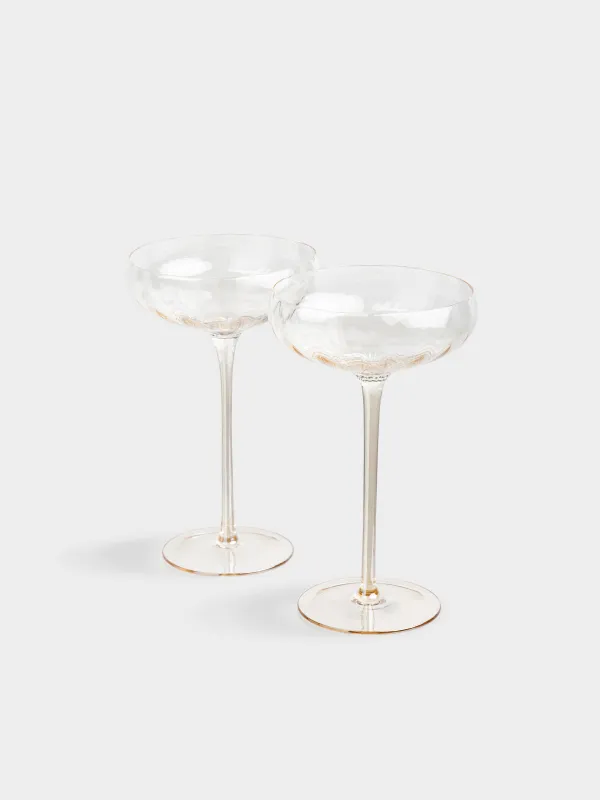 Drinking glass, 220 ml, 2 pcs, glass, beige, Filo R color, image-2
