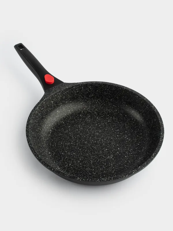 Frying pan, 28 cm, removable handle, coated, aluminum, Solution Red 2, image-1