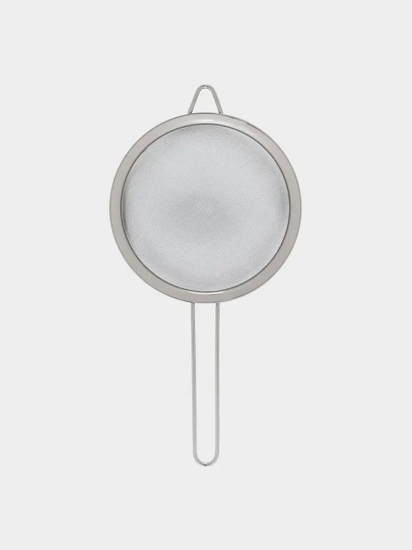 Sieve, 19 cm, with handle, steel, dark grey, Titanium, image-0