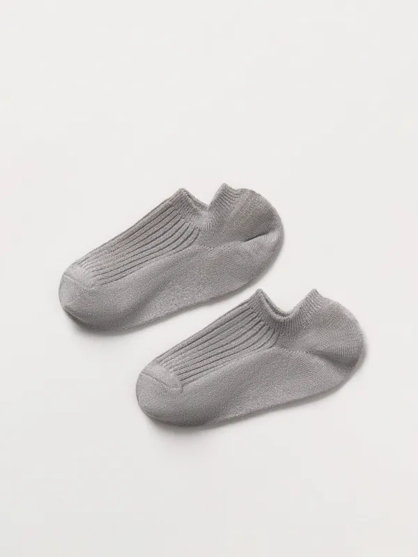 Women's track socks, size 36-38, cotton / nylon, light grey, Glint, image-0