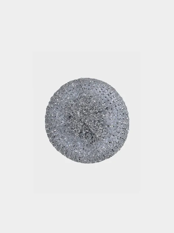 Detergent dispenser, 250 ml, organizer, with sponge, polyresin / plastic, Grey, Grey steel, image-3