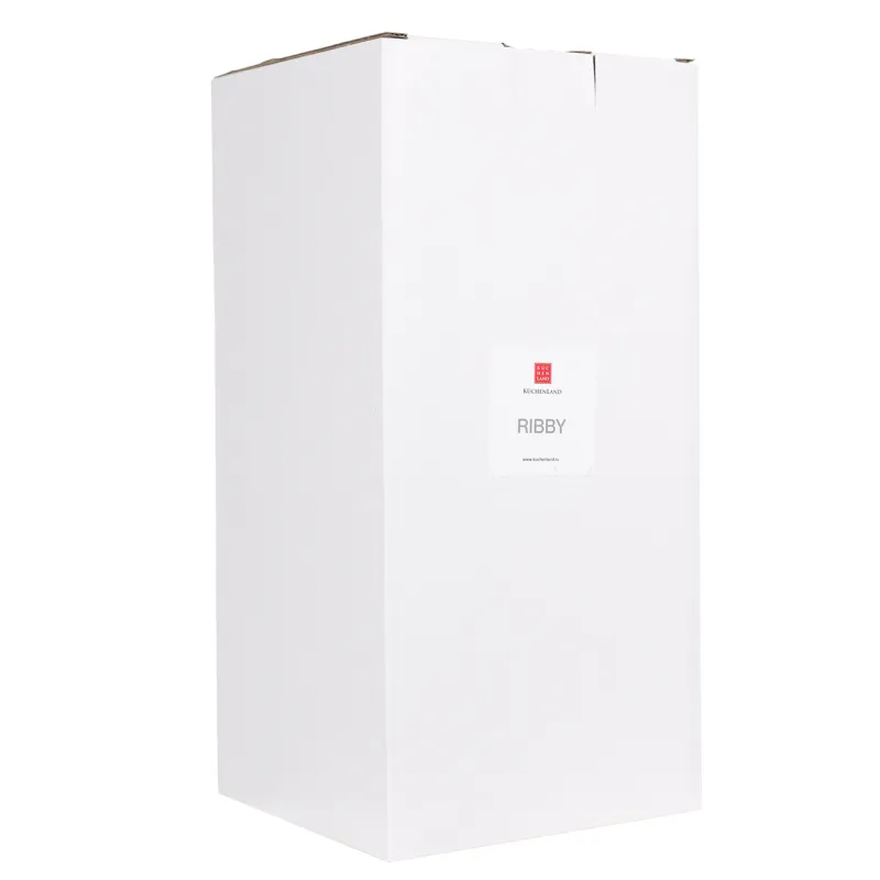 Flower vase, 30 cm, glass, Stripes, Ribby, image-2