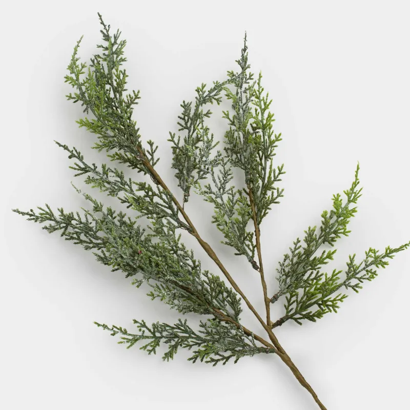 Decorative branch, 85 cm, polyethylene, Conifer decor, image-1