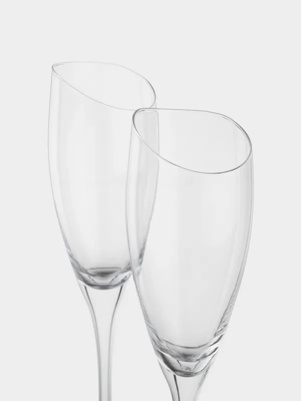 Drinking glass, 150 ml, 2 pcs, crystal glass, Charm L wavy, image-2