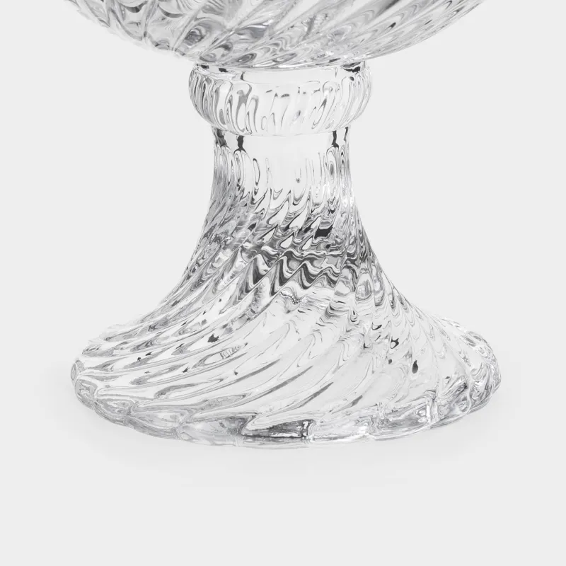 Candy bowl, 15x11 cm, on a leg, glass R, Lombardy R, image-2