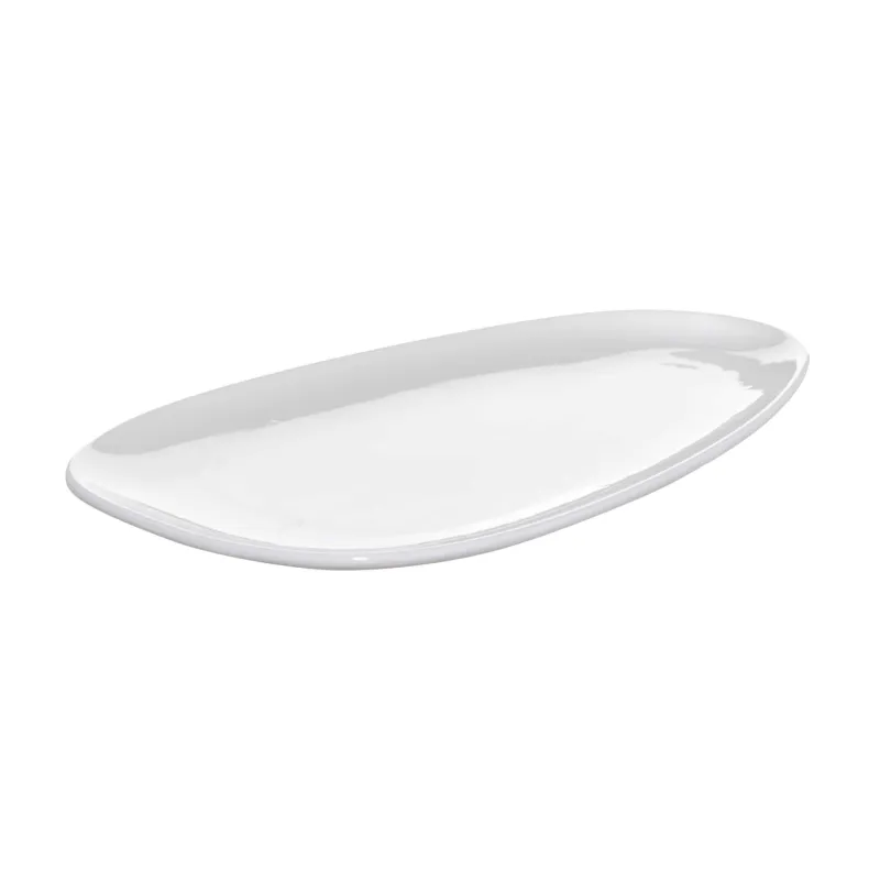 Dish, 26x14 cm, porcelain P, oval, white, Synergy, image-0