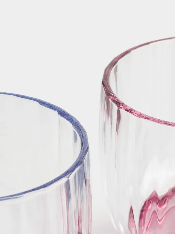 Glass, 9 cm, 280 ml, 4 pcs, glass, color mix, Mirabello color, image-5