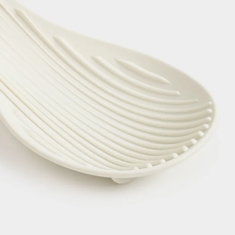 Spoon stand, 23 cm, silicone, beige, Wavelet, image-7
