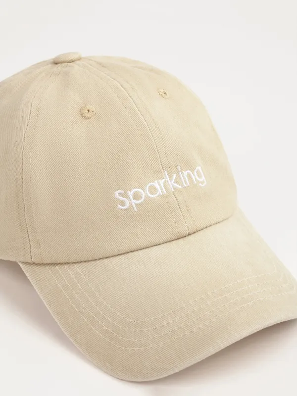 Baseball cap, 58 cm, single size, cotton, beige, Sparkling, Shore, image-2