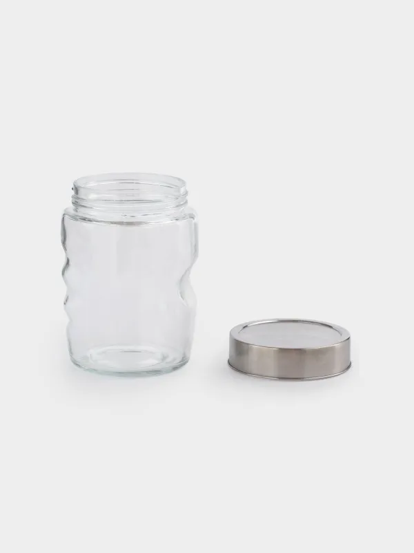 Food jar, 600 ml, glass/plastic, Comfort, image-3