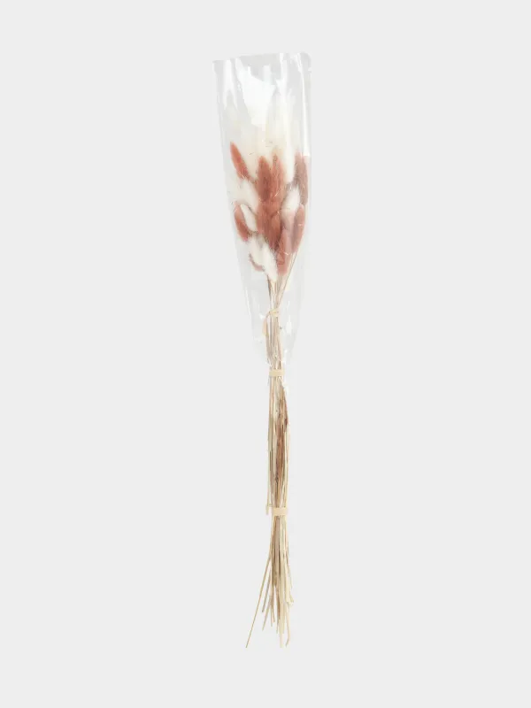 Decorative bouquet, 60 cm, dried flowers, beige / white, Spikelets, Dried flower, image-2
