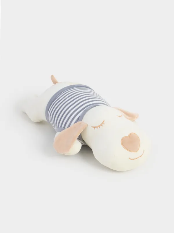 Decorative pillow, 50x26 cm, spandex, beige, Dog, Dog, image-0