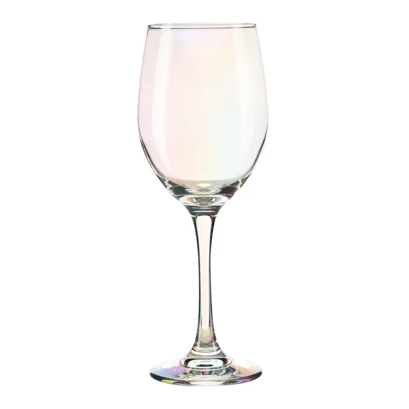 Red wine glass, 420 ml, 6 pcs, glass, mother of pearl, Floyd polar, image-1