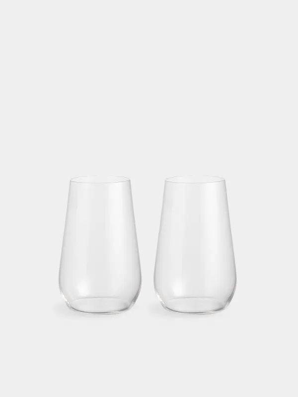 Glass, 14 cm, 580 ml, 2 pcs, crystal glass, Ferentino, image-0