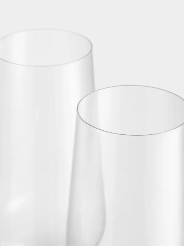 Champagne glass, 300 ml, 2 pcs, crystal glass, Ferentino, image-2