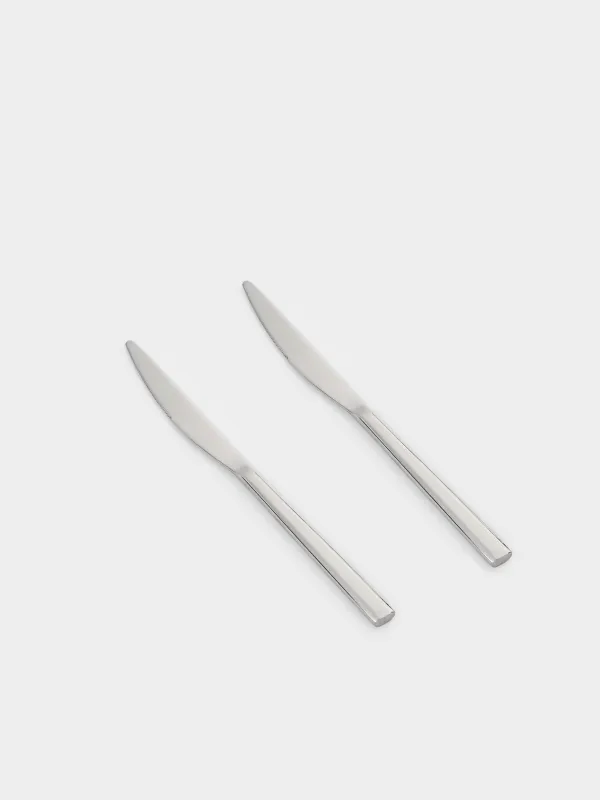 Table knife, 2 pcs, steel, Rome, image-0