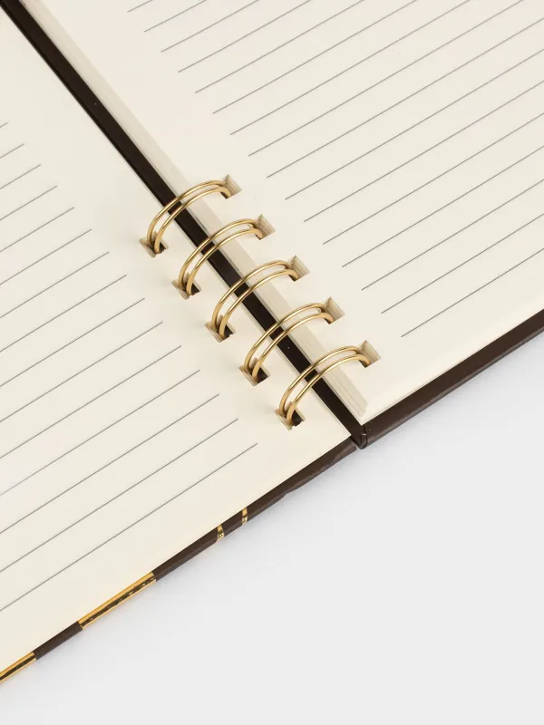 Notepad for notes, 15x20 cm, 100 l, on rings, cardboard, Streaks, Stationery, image-3