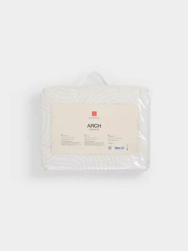 Bedspread, 220x240 cm, polyester / cotton, sand-beige, Arch, Arch, image-5