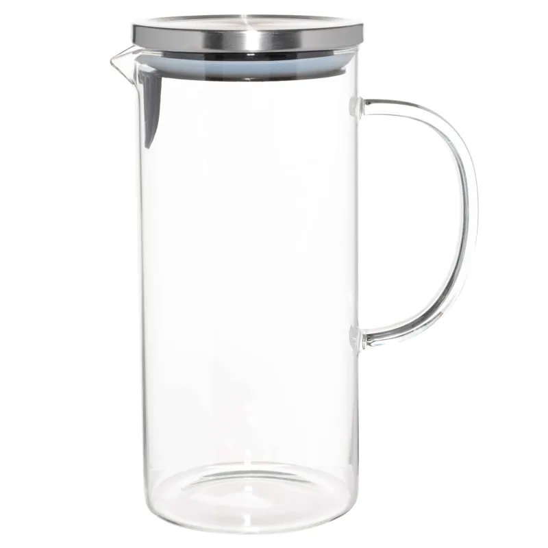 Jug, 1,4 l, with filter lid, glass B, Apple, image-0