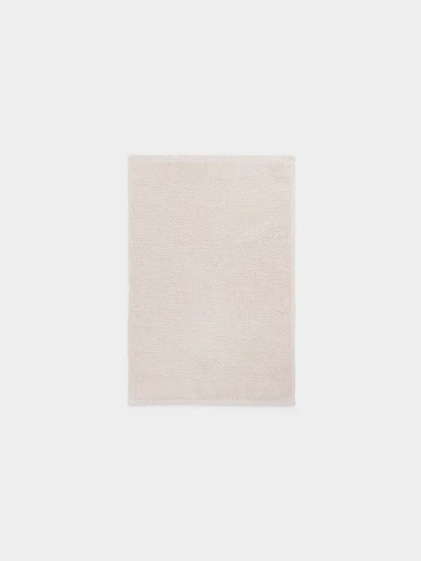 Towel, 40x60 cm, cotton, beige, Terry cotton, image-1