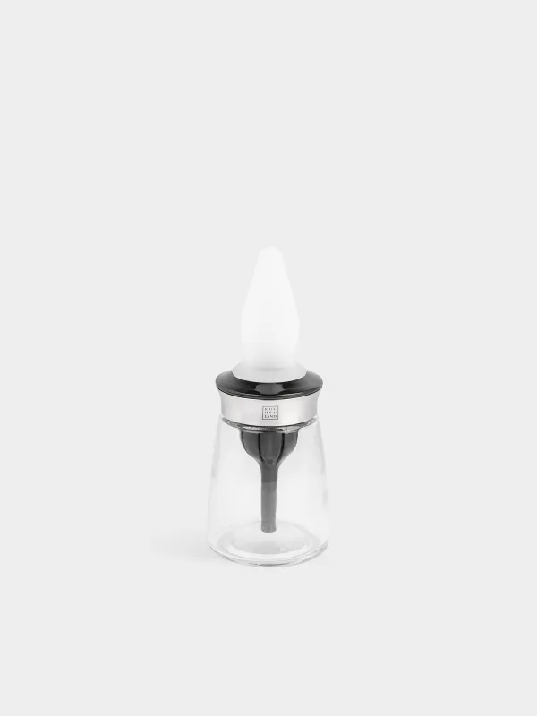 Oil container, 120 ml, with Brush, Glass / Silicone, Dipping, image-0