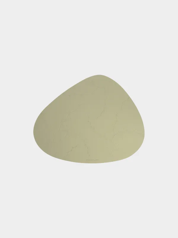 Placemat, 37x45 cm, PVC, shaped, green, Branches with berries, Rock press, image-0