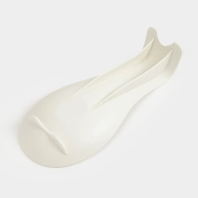 Spoon stand, 23 cm, silicone, beige, Wavelet, image-6