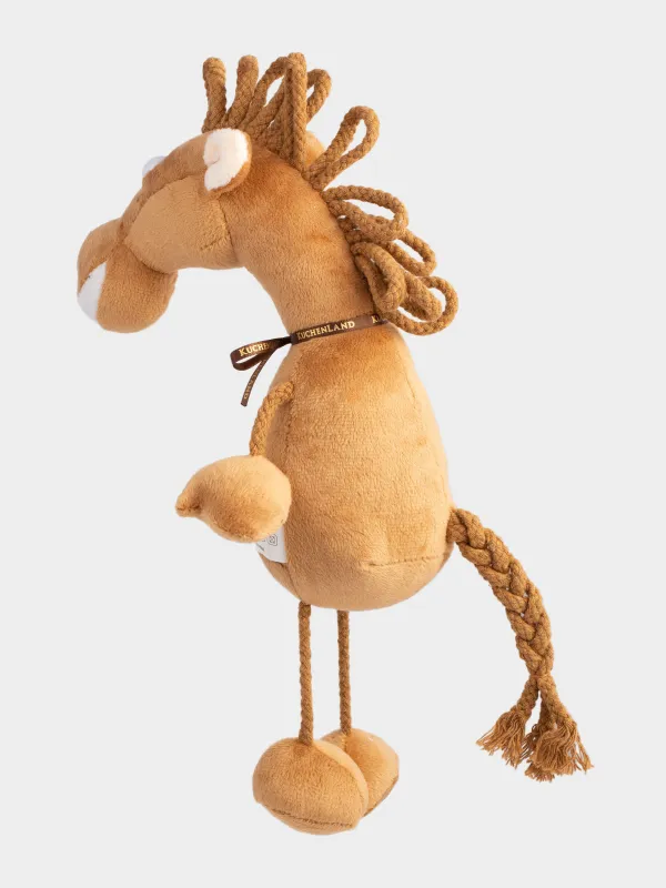 Toy, 30 cm, soft, polyester, brown, Horse, Horse toy, image-4