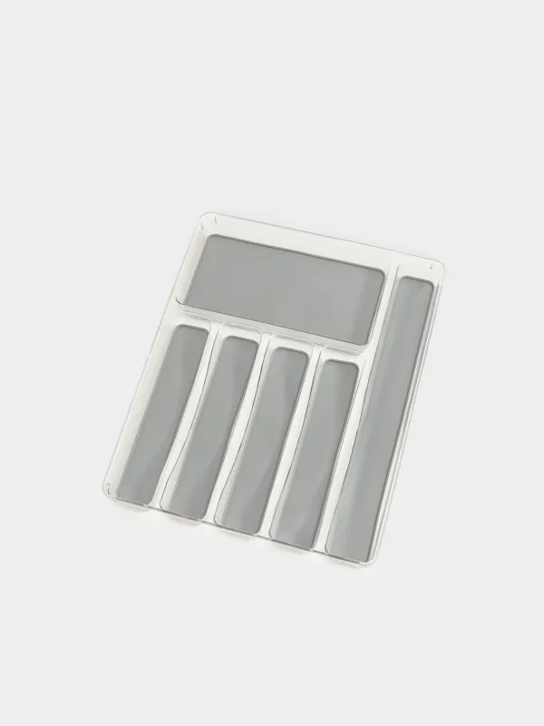 Cutlery tray, 40x32 cm, 6 compartments, removable linings, plastic / rubber, Non-slip new, image-2