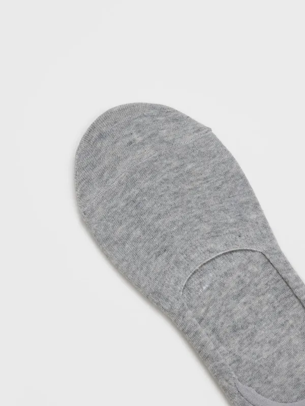 Women's track socks, Size 36-38, cotton / polyester, grey, Basic, image-2