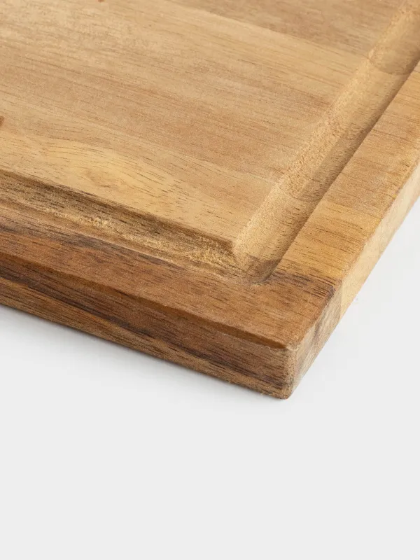 Cutting board, 30x20 cm, rectangular, wood, Noble tree, image-3