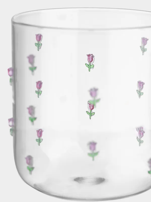 Mug, 350 ml, glass B, Tulips, Tulip garden, image-3