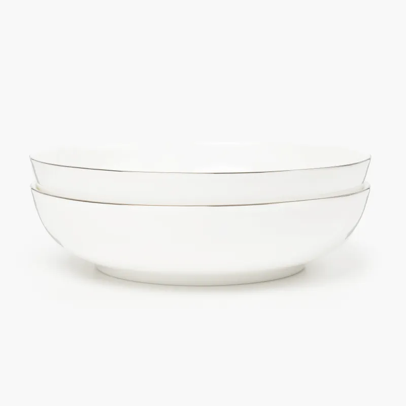 Soup plate, 20x4 cm, 800 ml, 2 pieces, porcelain F, Antarctica, image-0
