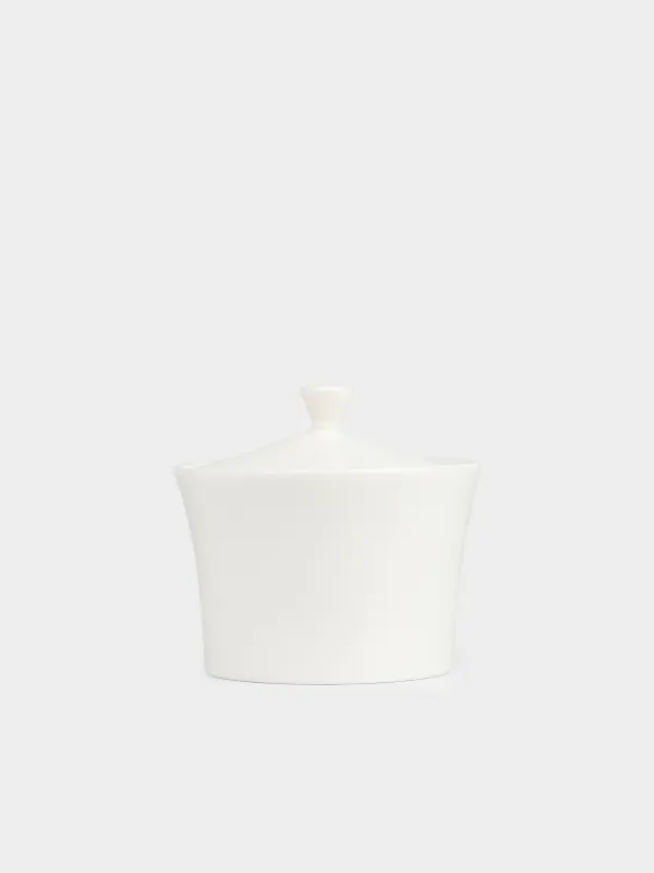 Sugar bowl, 10 cm, 230 ml, porcelain F, white, Ideal white, image-1