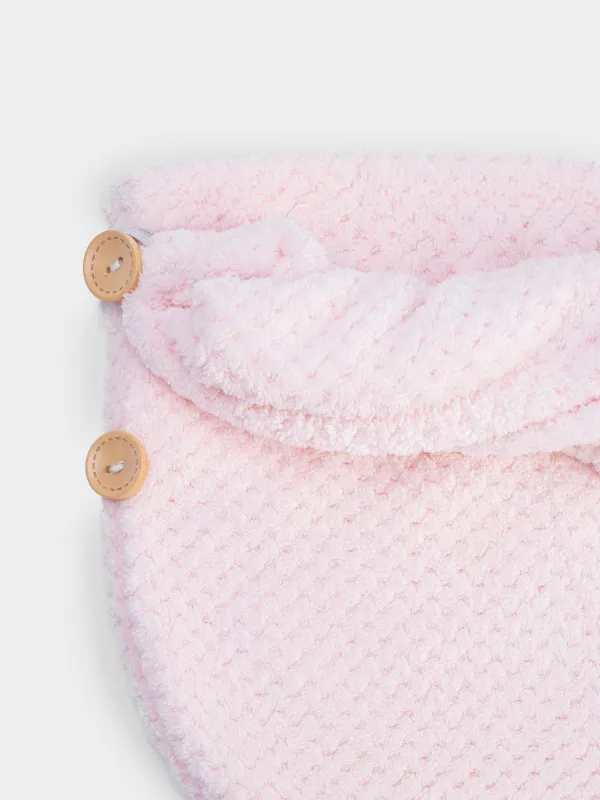 Turban towel for hair, 62x24 cm, microfiber, pink, Fiber spa, image-2