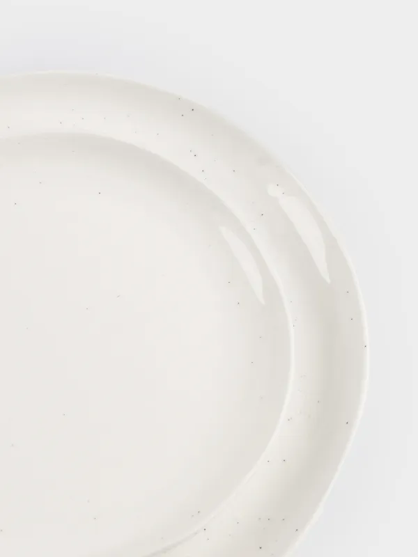 Dining set, 6 pers, 18 pr, porcelain N, milk, Dots, Boho, image-4