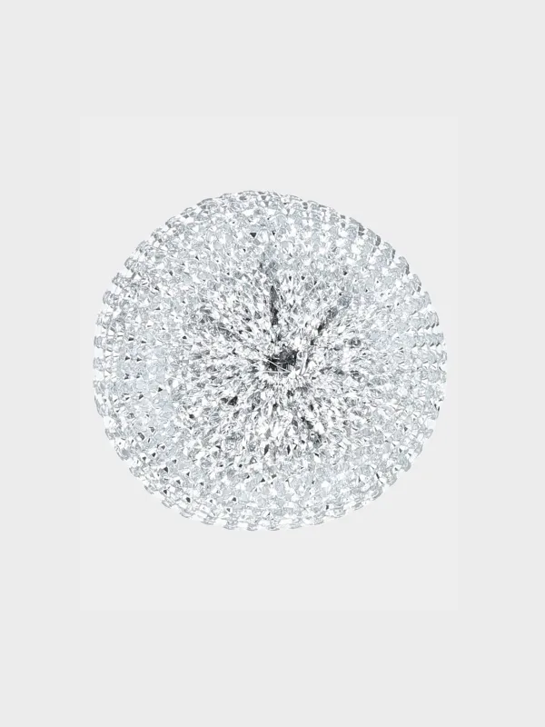 Detergent dispenser, 628 ml, organizer, with sponge, ceramic, White, Maniera, image-2