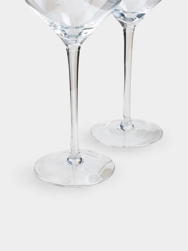 White wine glass, 460 ml, 2 pcs, glass, mother of pearl, Charm L polar, image-2