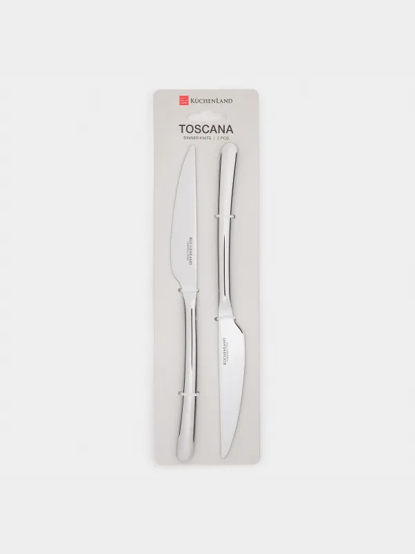 Table knife, 2 pcs, steel, Toscana, image-4