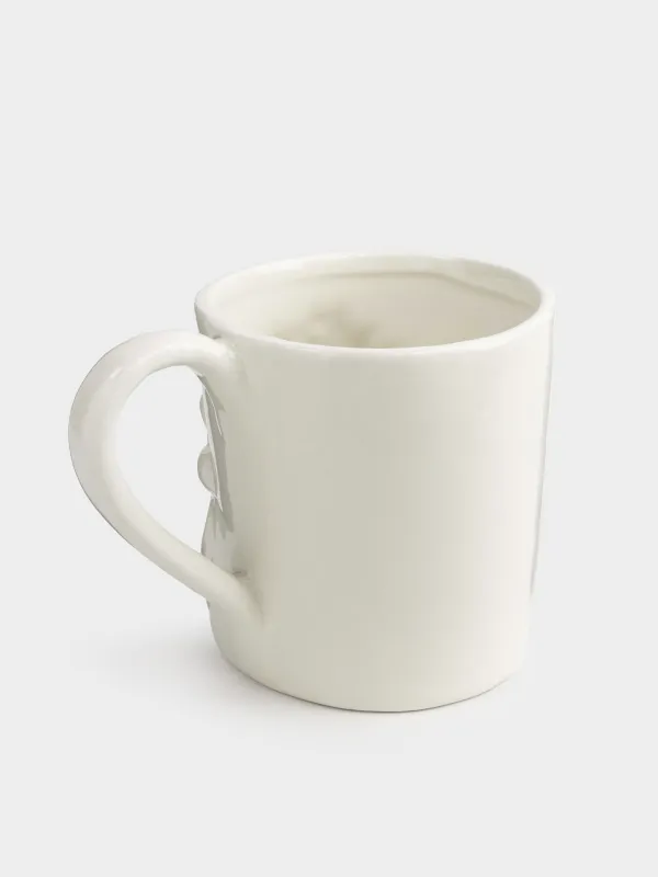 Mug, 500 ml, ceramic, milky, Horse, Horse pattern, image-2