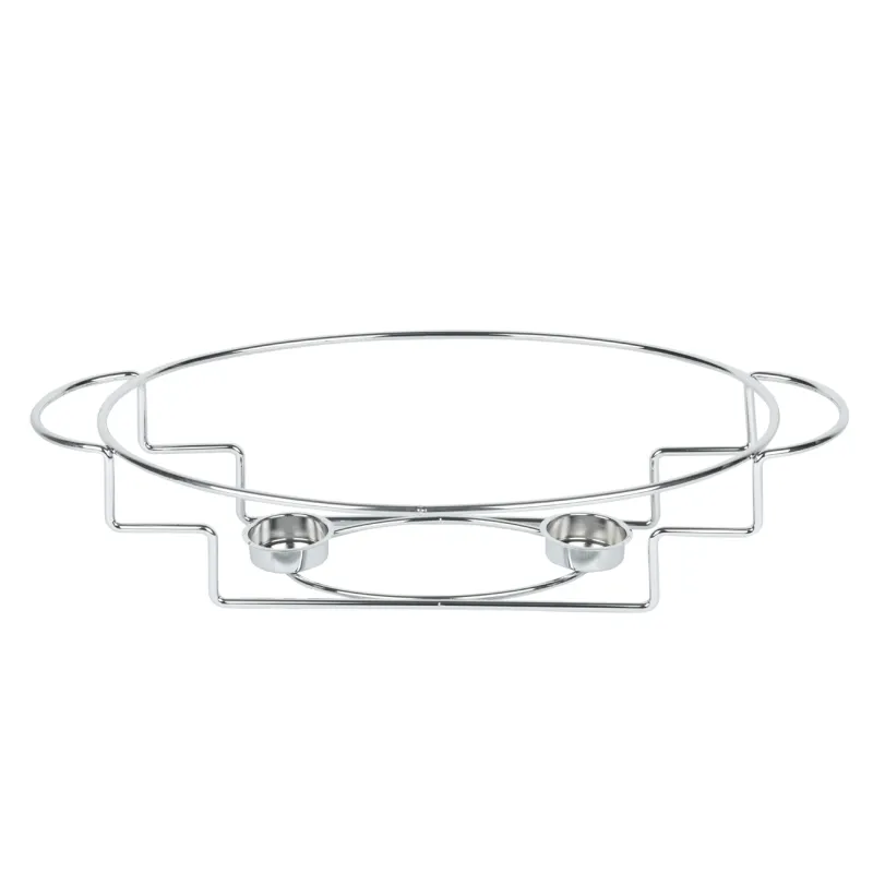 Heated dish, 35x24 cm, glass T / metal, Oval, Classic, image-2