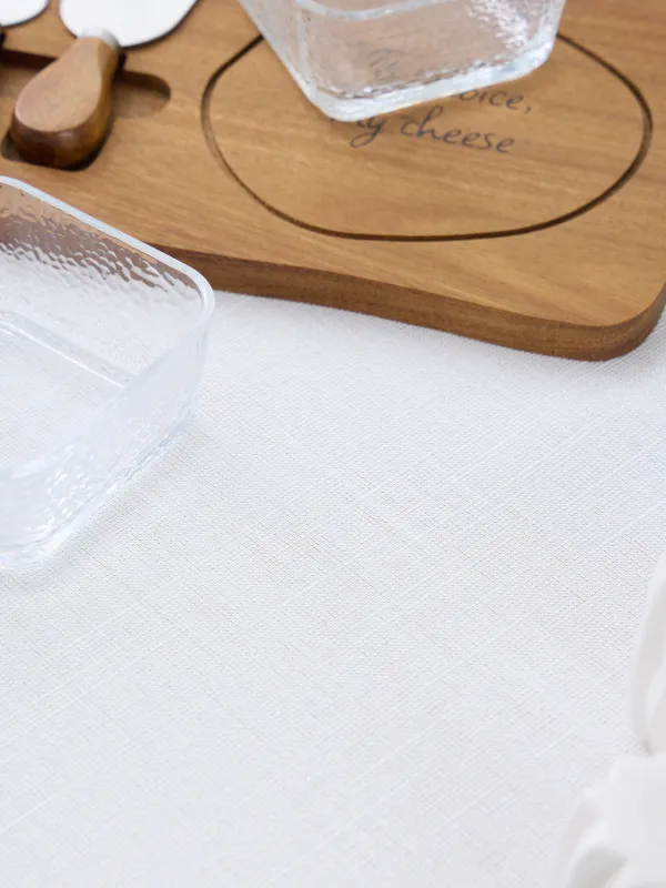 Tablecloth, 170x250 cm, polyester, white, White lurex, image-3