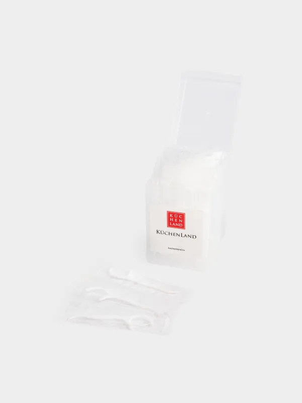 Dental floss, 50 pcs, individually packed, plastic, image-3